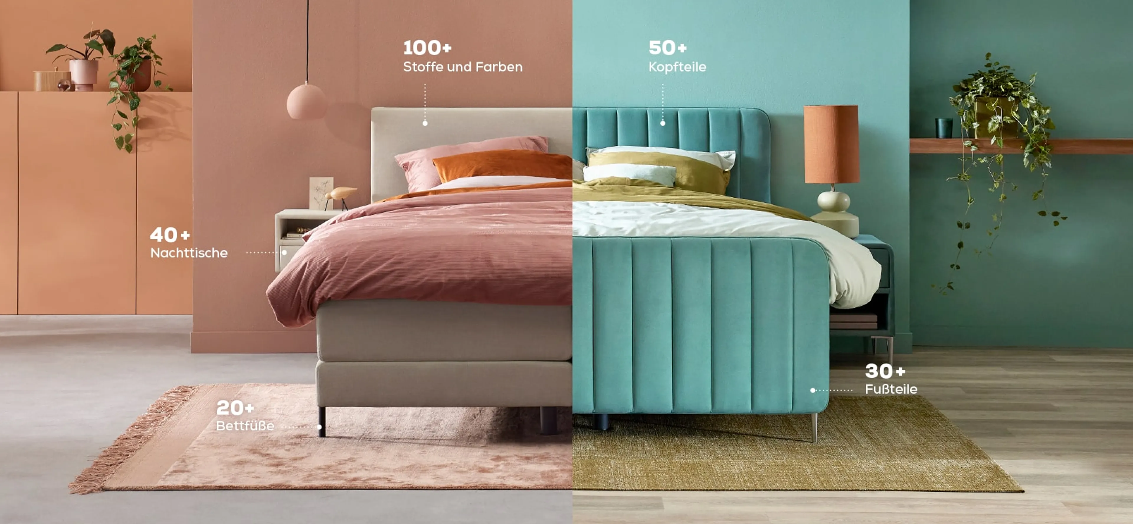 Stellen Sie Ihr Traumbett zusammen